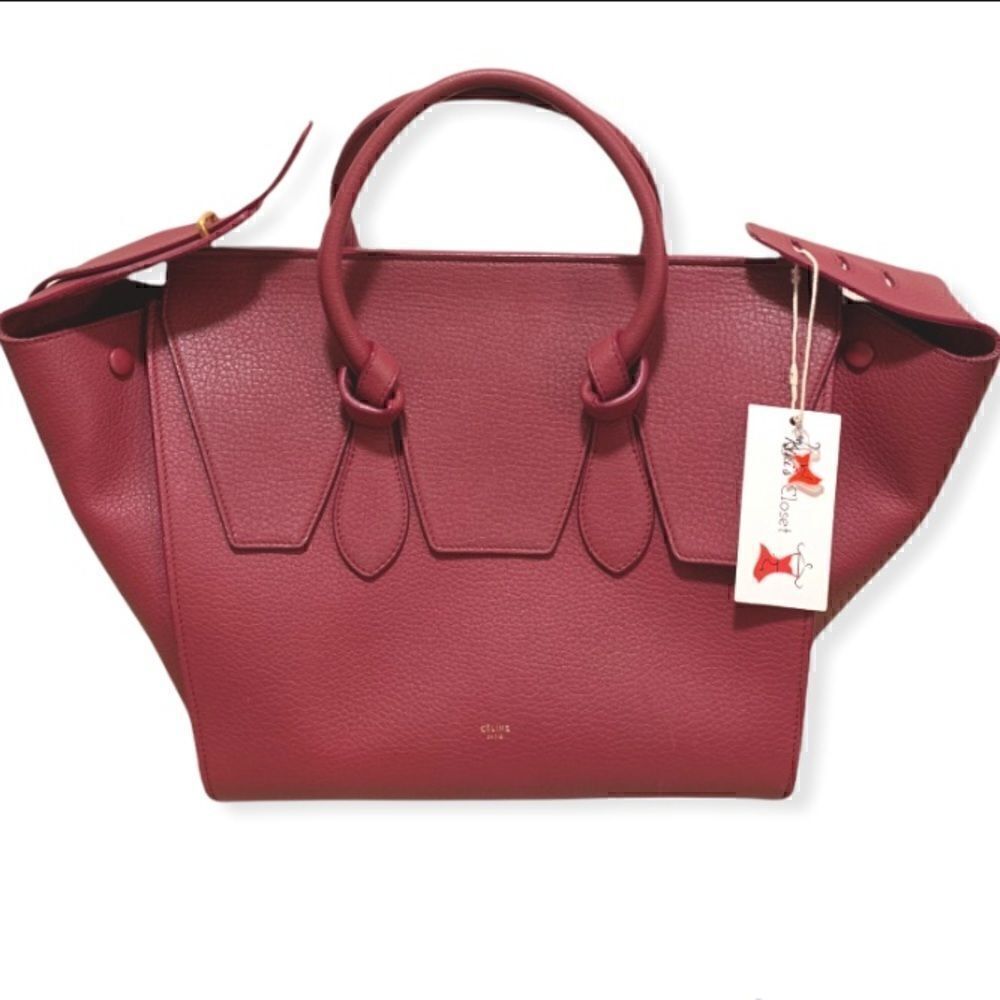 ❤️SOLD❤️CELINE Crisped Calfskin Tie Knot Tote
